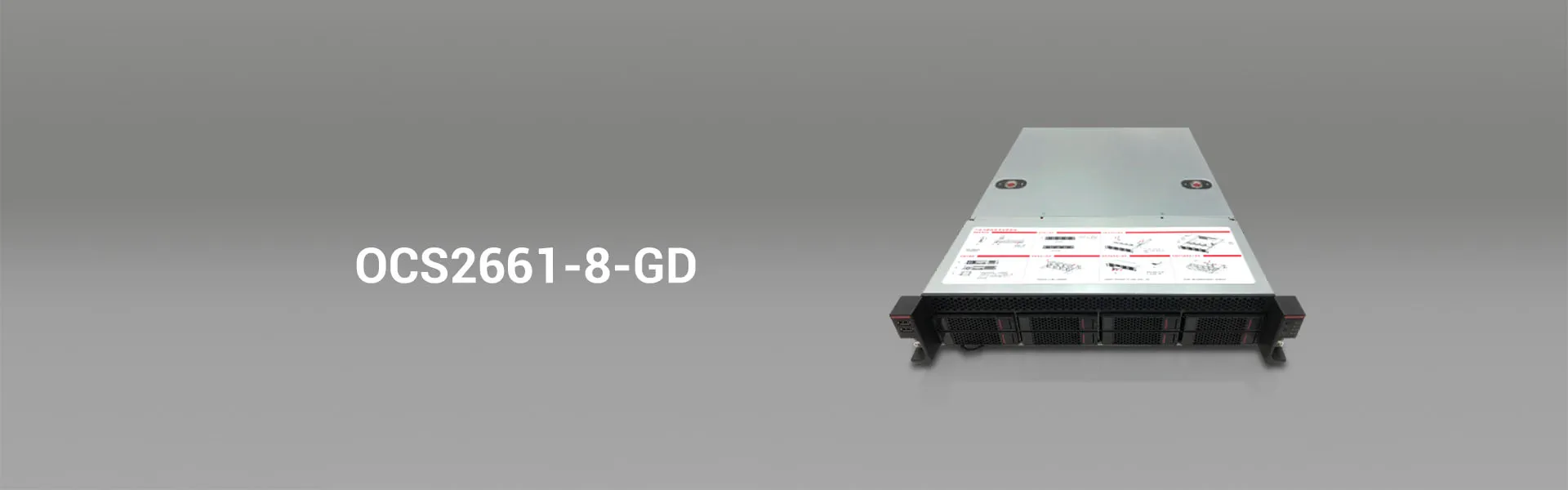 2U Hot-swap chassis - OCS2661-8-GD-onechassis