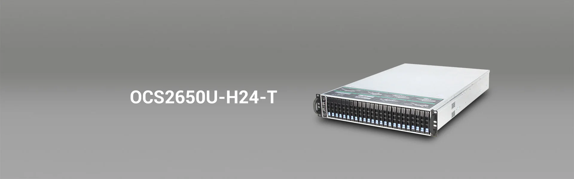 2U server chassis OCS2650U-H24-T nvme