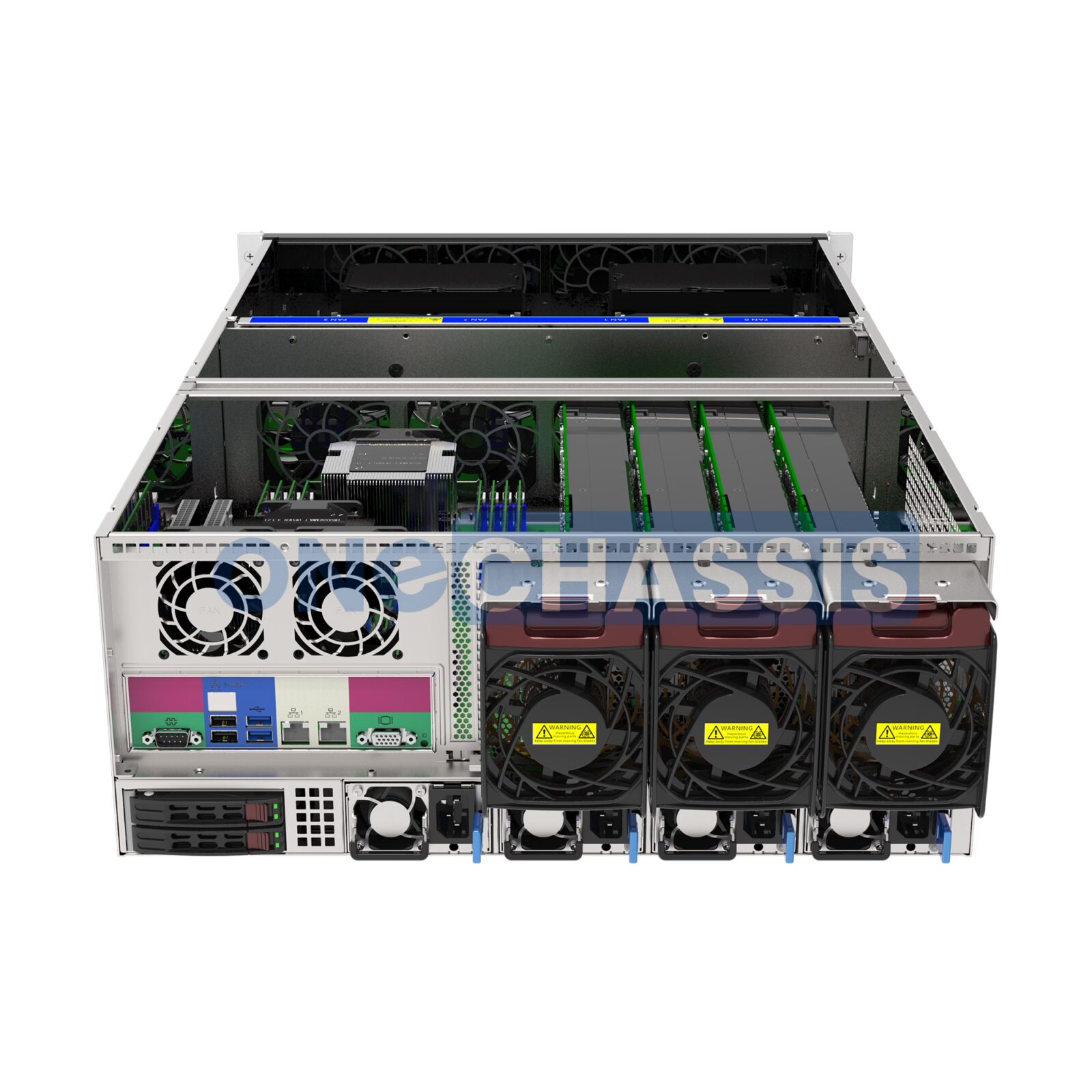 OCG4700-4H12-C 4U Rackmount 5 GPU Server Chassis | Supports 360mm ...