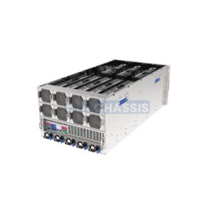 8 GPU drawer-style server chassis with PCIe Gen5 MCIO